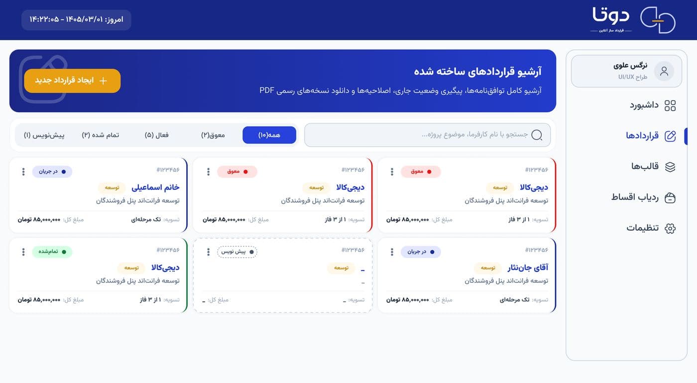 آرشیو قراردادهای ساخته‌شده